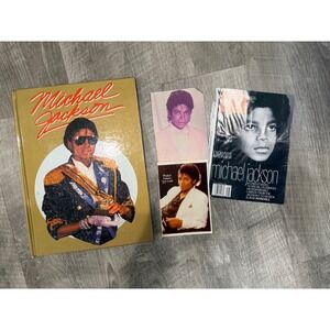Michael Jackson Vintage Book TV Guide and Photos Memorabilia Lot Gallery Books